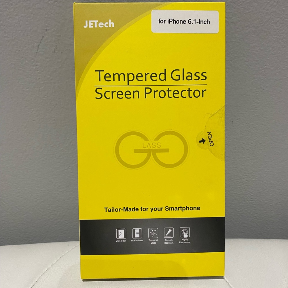 Tempered Glass Screen Protectors (3) for iPhone 6.1-Inch